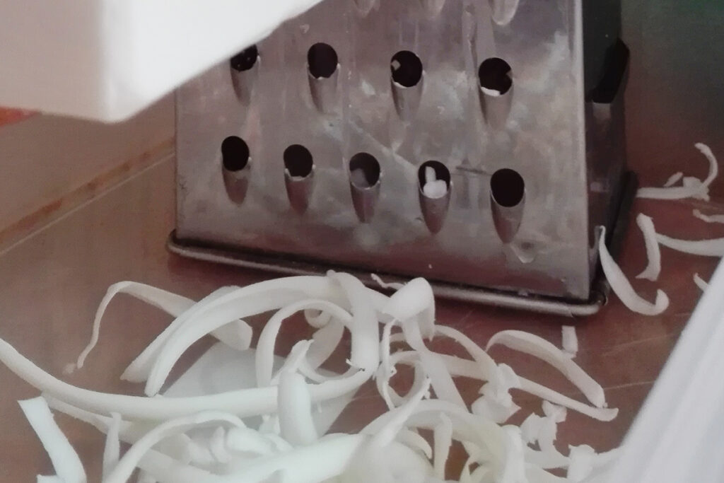 grattuggiare sapone