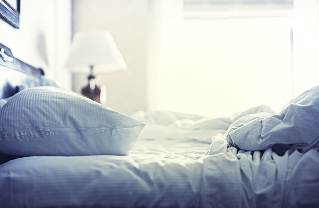 lenzuola e letto