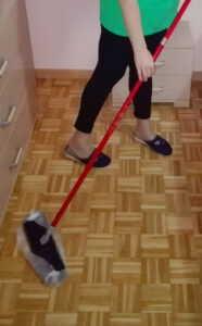 pulire il parquet